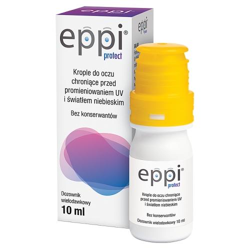 Miniaturka artykułu - Eppi Protect Krople do oczu chroniące przed promieniowaniem UV, 10ml