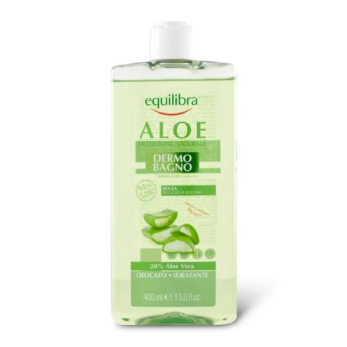 Miniaturka artykułu - EQUILIBRA Aloe Dermo Bagno Żel do kąpieli Aloesowy, 400ml