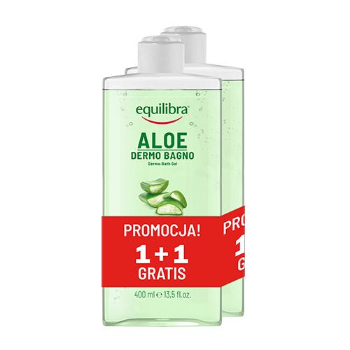 EQUILIBRA Aloesowy Żel do kąpieli, 2x400ml