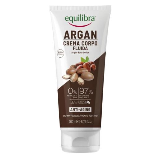 Miniaturka artykułu - EQUILIBRA Argan Arganowy balsam do ciała, 200ml