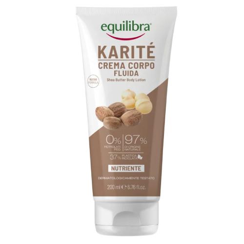 Miniaturka artykułu - EQUILIBRA Balsam do ciała z masłem shea, 200ml