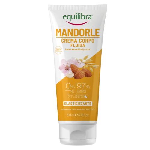 Miniaturka artykułu - EQUILIBRA Balsam do ciała z olejkiem migdałowym, 200ml