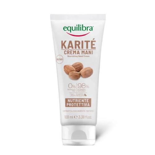 Miniaturka artykułu - Equilibra Krem do rąk z masłem shea, 100ml