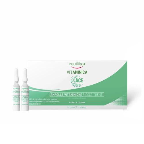 Miniaturka artykułu - EQUILIBRA VITAMINICA ACE Naprawcze ampułki witaminowe, 7x2,5ml KR&Oacute;TKA DATA 01.10.2026