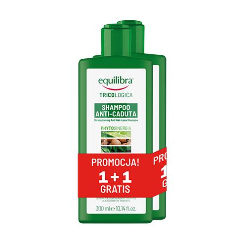 Miniaturka artykułu - EQUILIBRA Wzmacniający szampon przeciw wypadaniu włos&oacute;w, 2x300ml