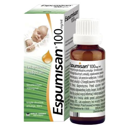 Miniaturka artykułu - ESPUMISAN 100 mg/ml Krople - 30 ml