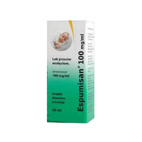 Miniaturka artykułu - Espumisan  100mg/ml Krople - 30ml INPHARM