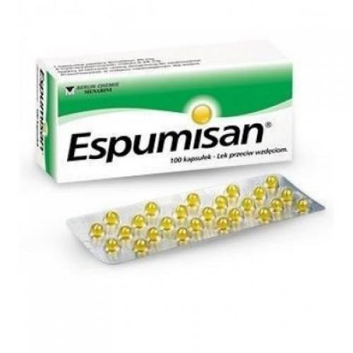 Miniaturka artykułu - ESPUMISAN 40 mg - 100 kapsułek USZKODZONE OPAKOWANIE TEKTUROWE