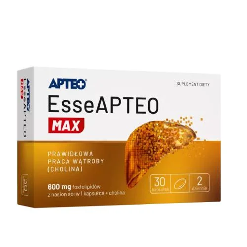Miniaturka artykułu - EsseAPTEO Max, 30 kapsułek KR&Oacute;TKA DATA 30.11.2026