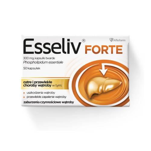 Miniaturka artykułu - ESSELIV FORTE 300 mg - 50 kapsułek