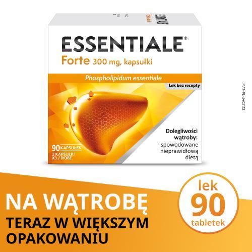 Miniaturka artykułu - Essentiale Forte 300mg, 90kaps. USZKODZONE OPAKOWANIE TEKTUROWE