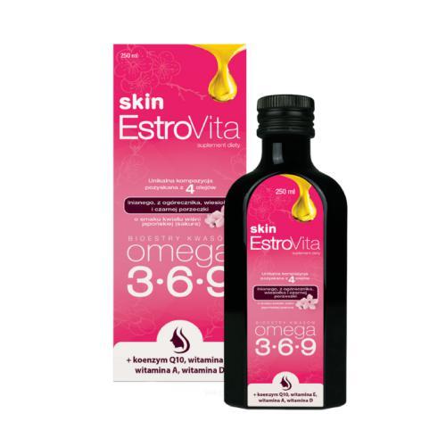Miniaturka artykułu - ESTROVITA SKIN Sakura - wiśnia, 250ml KR&Oacute;TKA DATA 31.07.2026