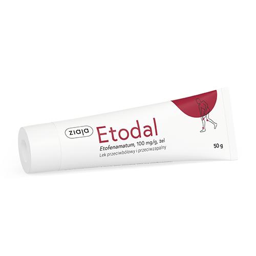 Miniaturka artykułu - Etodal żel 0,1 g/g, 50g