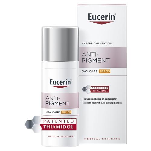 Miniaturka artykułu - Eucerin Anti-Pigment Krem na dzień przeciw przebarwieniom SPF30, 50 ml USZKODZONE TEKTUROWE OPAKOWANIE