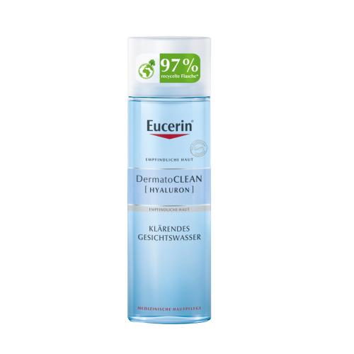 Miniaturka artykułu - Eucerin DermatoClean Hyaluron Tonik oczyszczający, 200 ml