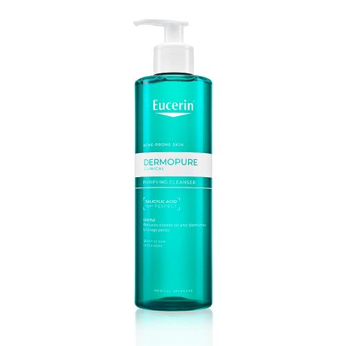 Miniaturka artykułu - Eucerin DermoPure Clinical Oczyszczający żel do twarzy i ciała, 400 ml