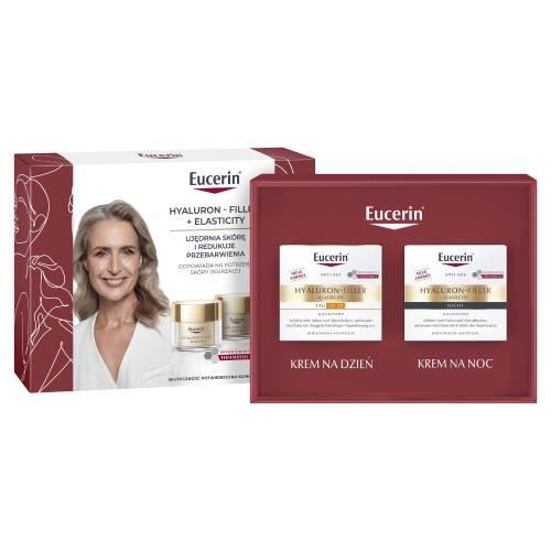 Miniaturka artykułu - Eucerin Hyaluron-Filler + Elasticity Zestaw kosmetyk&oacute;w dla cery dojrzałej