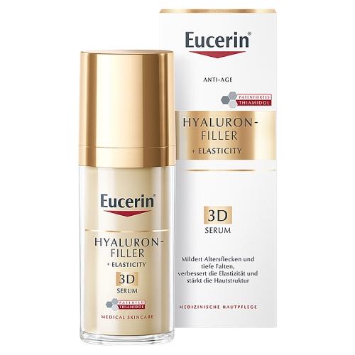 Miniaturka artykułu - Eucerin Hyaluron-Filler + Elasticity Serum 3D, 30 ml