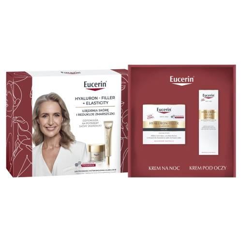 Miniaturka artykułu - Eucerin Hyaluron-Filler + Elasticity Zestaw kosmetyk&oacute;w przeciwzmarszczkowych