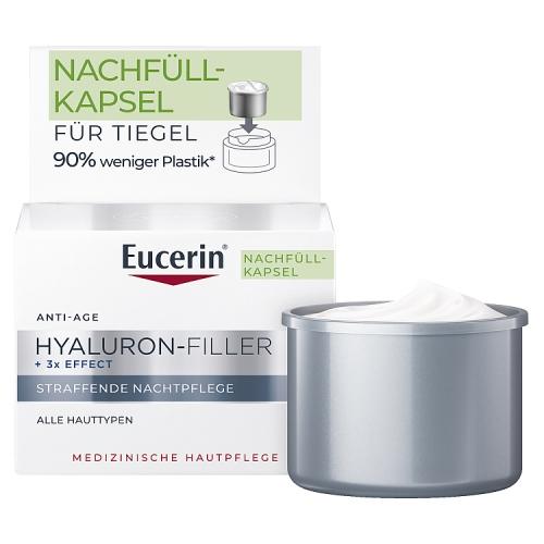 Miniaturka artykułu - Eucerin Hyaluron-Filler + 3x Effect Krem na noc wkład uzupełniający, 50 ml