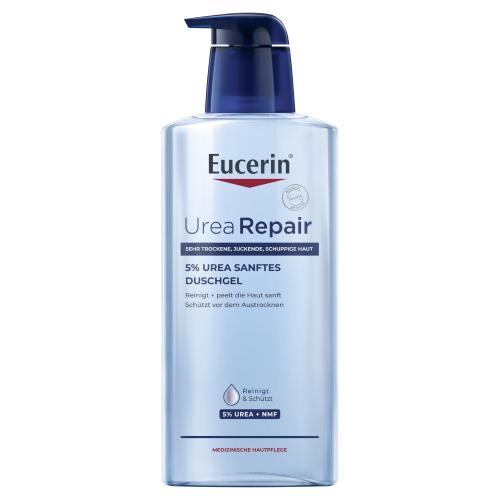 Miniaturka artykułu - Eucerin UreaRepair Łagodny żel do mycia z 5% mocznika, 400 ml