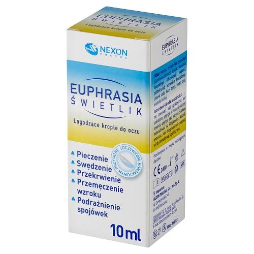 Miniaturka artykułu - Euphrasia Świetlik Łagodzące Krople Do Oczu, 10 ml