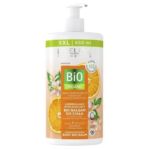 Miniaturka artykułu - Eveline Bio Organic Ujędrniająco-Wygładzający Balsam do Ciała Kwiat Pomarańczy, 650 ml