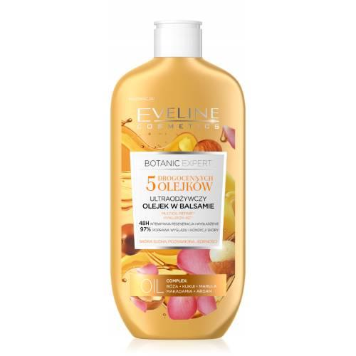 Miniaturka artykułu - EVELINE Botanic Expert Ultraodżywczy olejek w balsamie do ciała, 350 ml