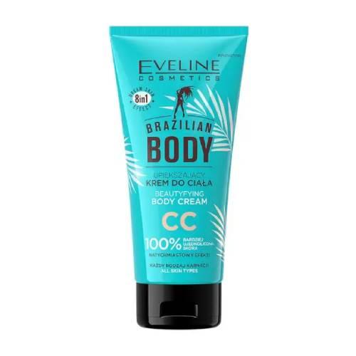 Miniaturka artykułu - Eveline Brazilian Body Upiększający krem do ciała CC, 140 ml