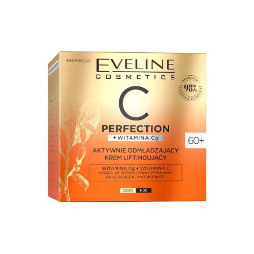 Miniaturka artykułu - EVELINE C Perfection Aktywnie odmładzający krem liftingujący 60+ na dzień i noc, 50ml