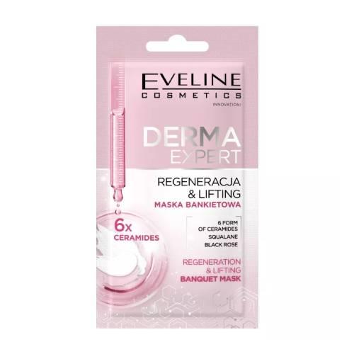 Miniaturka artykułu - Eveline Derma Expert Regeneracja i Lifting Maska bankietowa, 8 ml