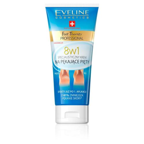 Miniaturka artykułu - EVELINE Foot Therapy Professional Specjalistyczny krem na pękające pięty 8w1, 100ml