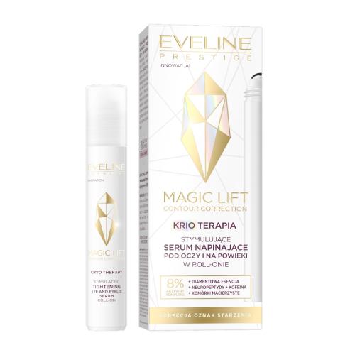 Miniaturka artykułu - EVELINE Magic Lift Stymulujące serum napinające pod oczy i na powieki w roll-onie, 15ml