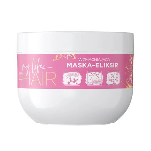 Miniaturka artykułu - EVELINE My Life My Hair wzmacniająca Maska-eliksir do włos&oacute;w, 300ml