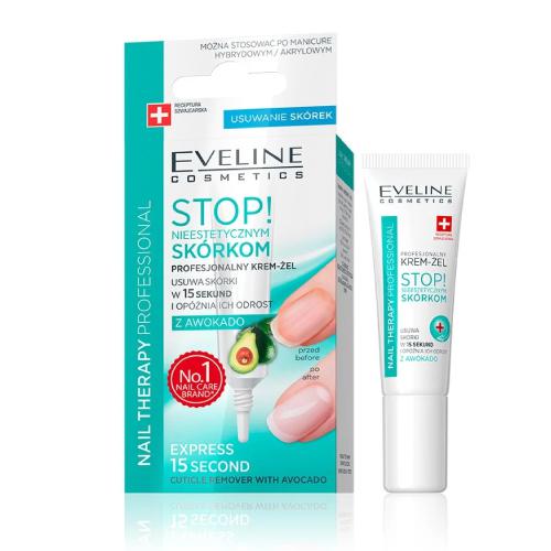 Miniaturka artykułu - Eveline Nail Therapy Krem-żel do usuwania skórek, 12ml