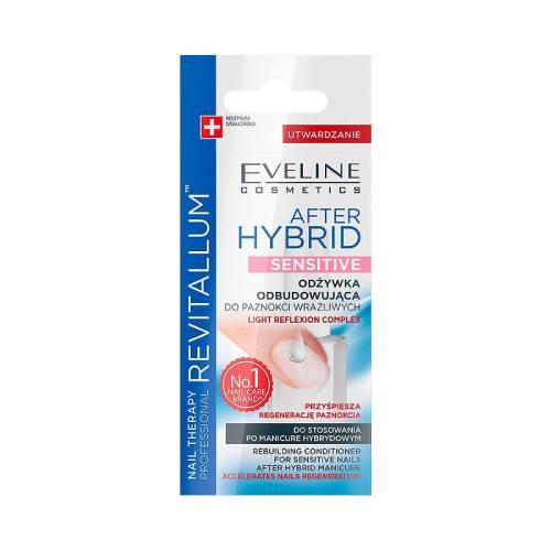 Miniaturka artykułu - EVELINE Nail Therapy After Hybrid Sensitive Odżywka do paznokci, 12ml