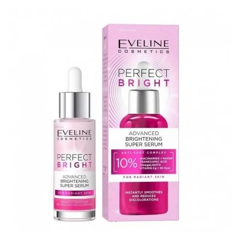Miniaturka artykułu - Eveline Perfect Bright Zaawansowane super serum rozjaśniające do twarzy, 30 ml