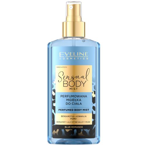 Miniaturka artykułu - EVELINE Sensual Body Mist Perfumowana mgiełka do ciała Blue Romance, 150ml