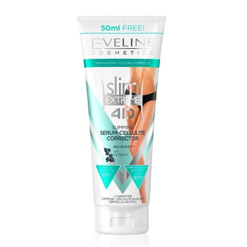 Miniaturka artykułu - EVELINE SLIM EXTREME 4D Wyszczuplające serum-korektor cellulitu, 250 ml