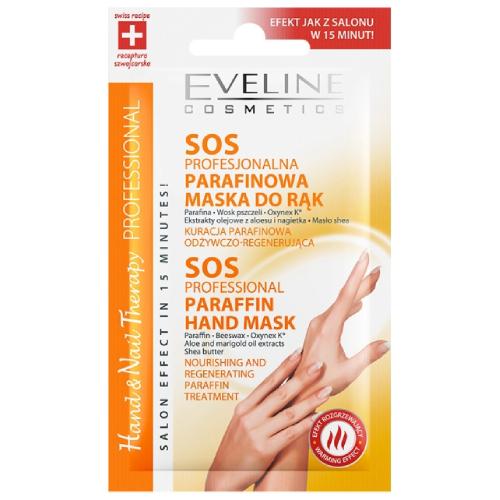 Miniaturka artykułu - EVELINE SOS Profesjonalna parafinowa maska do rąk, 7ml