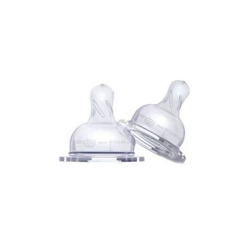 Miniaturka artykułu - EVERYDAY BABY Smoczek silikonowy do butelki M 3-6m, 2szt.
