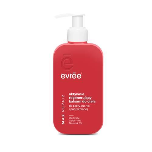 Miniaturka artykułu - Evree Max Repair Aktywnie regenerujący balsam do ciała do sk&oacute;ry suchej i podrażnionej, 300 ml