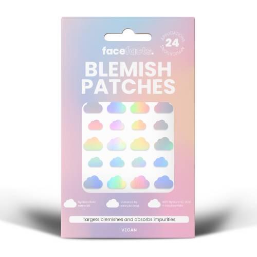 Miniaturka artykułu - Face Facts Blemish Patches Plastry na wypryski Holograficzne Chmurki, 24 szt.