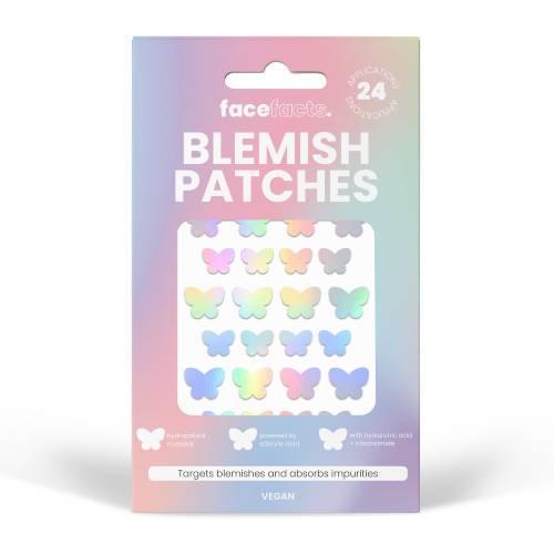 Miniaturka artykułu - Face Facts Blemish Patches Plastry na wypryski Holograficzne Motylki, 24 szt.