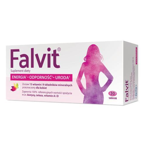 Miniaturka artykułu - FALVIT, 30tabletek USZKODZONE/ BRAK OPAKOWANIA