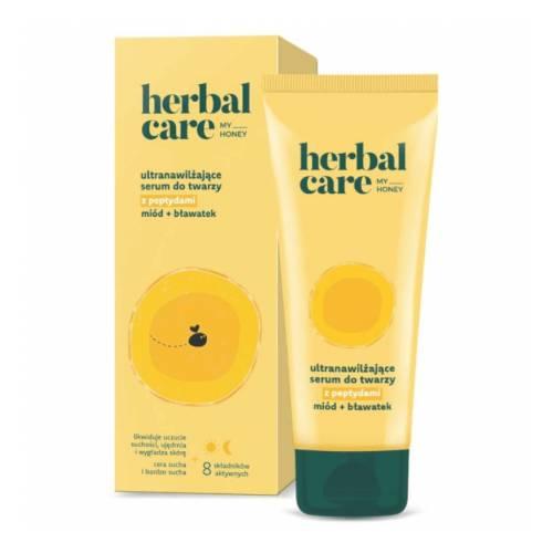 Miniaturka artykułu - FARMONA HERBAL CARE My Honey Ultranawilżające serum do twarzy z peptydami, 50 ml