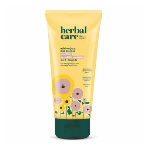 Miniaturka artykułu - FARMONA HERBAL CARE My Honey Upiększający mus do ciała z olejem ze słodkim migdałów, 200 ml