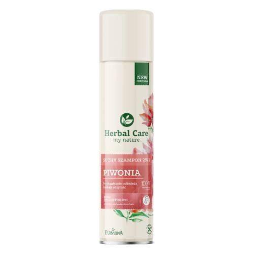 Miniaturka artykułu - FARMONA HERBAL CARE Suchy szampon Piwonia, 180ml USZKODZONE / BRAK KORKA