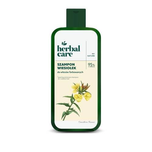 Miniaturka artykułu - Farmona Herbal Care Szampon do włosów farbowanych Wiesiołek, 330 ml