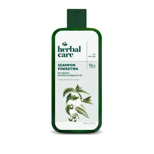 Miniaturka artykułu - Farmona Herbal Care Szampon do włosów przetłuszczających się Pokrzywa, 330 ml 